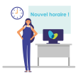Nouvel horaire Caisse centrale